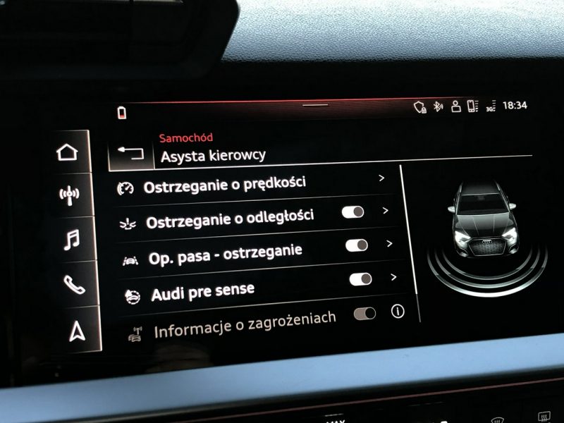 Audi S3 Sportback 2.0 TFSI 423KM Quattro Salon Polska Kamera Virtual Maxton 8Y (2020-)