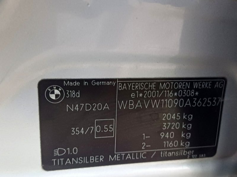 BMW 318 136 KM Klimatronic Solardach E90 (2005-2012)