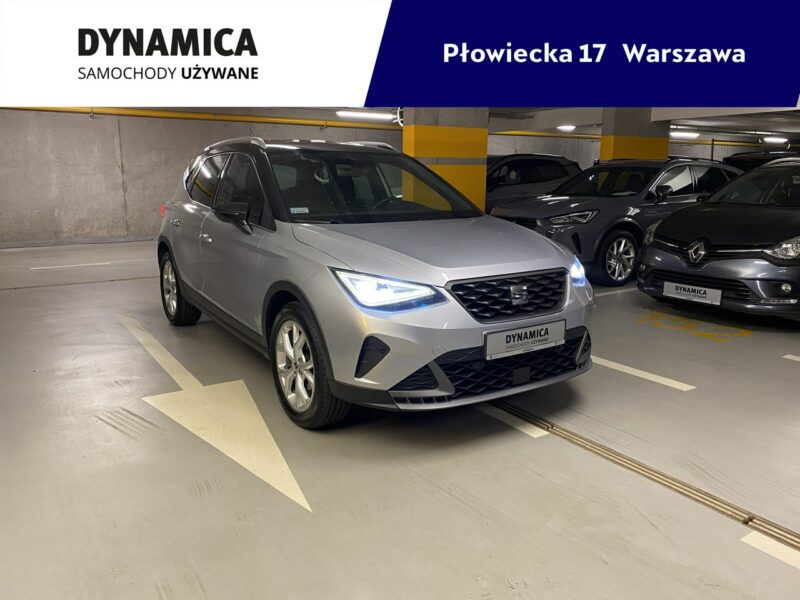Seat Arona FR 1.0TSI 110KM DSG 2022 r., salon PL, f-a VAT, gwarancja fabryczna