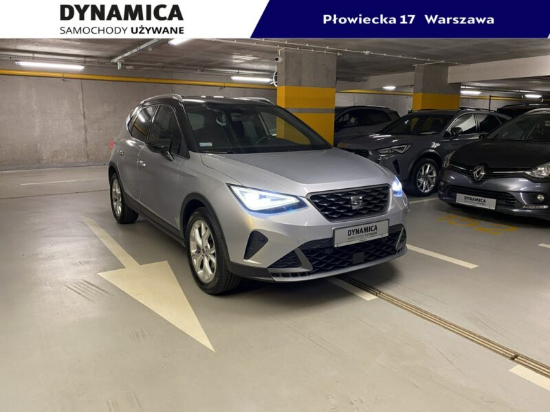 Seat Arona FR 1.0TSI 110KM DSG 2022 r., salon PL, f-a VAT, gwarancja fabryczna