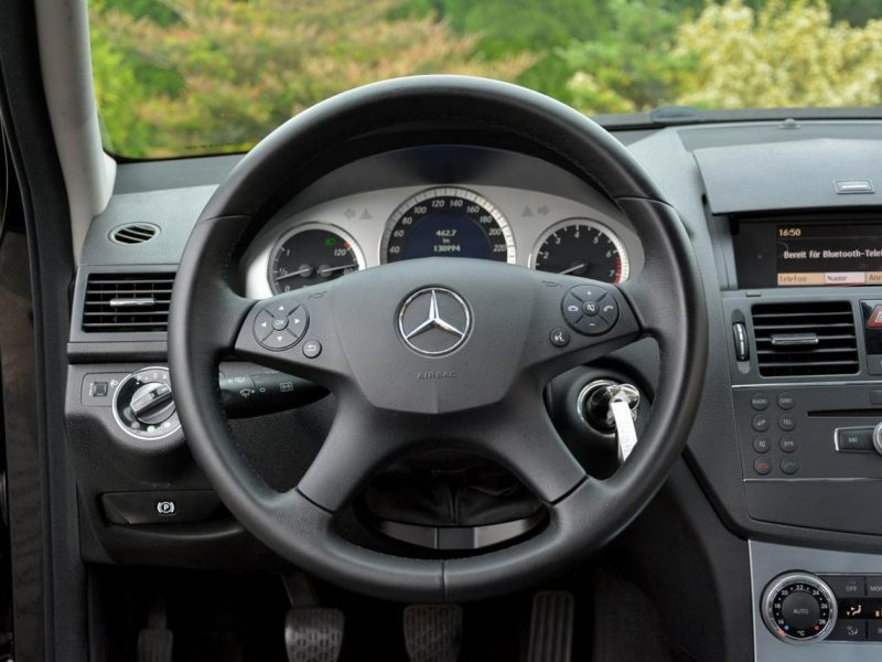 Mercedes C 180 Kompressor Avantgarde 130 tys przebieg pół-skóry Klimatronic ASO W204 (2007-2014)