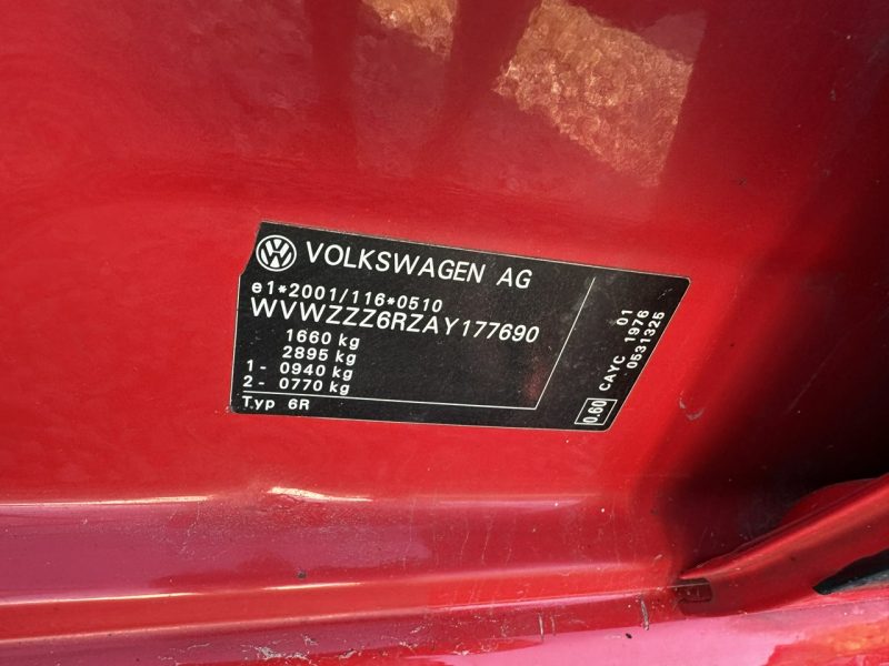 Volkswagen Polo 1,6 TDI, tempomat, CLIMAtronic, isofix, Bluetooth, alufelgi,parktronik V (2009-2017)
