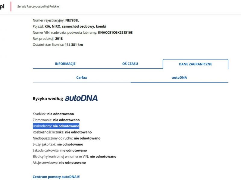 Kia Niro Hybryda Moc 141KM Automat Bogato Wyposażony