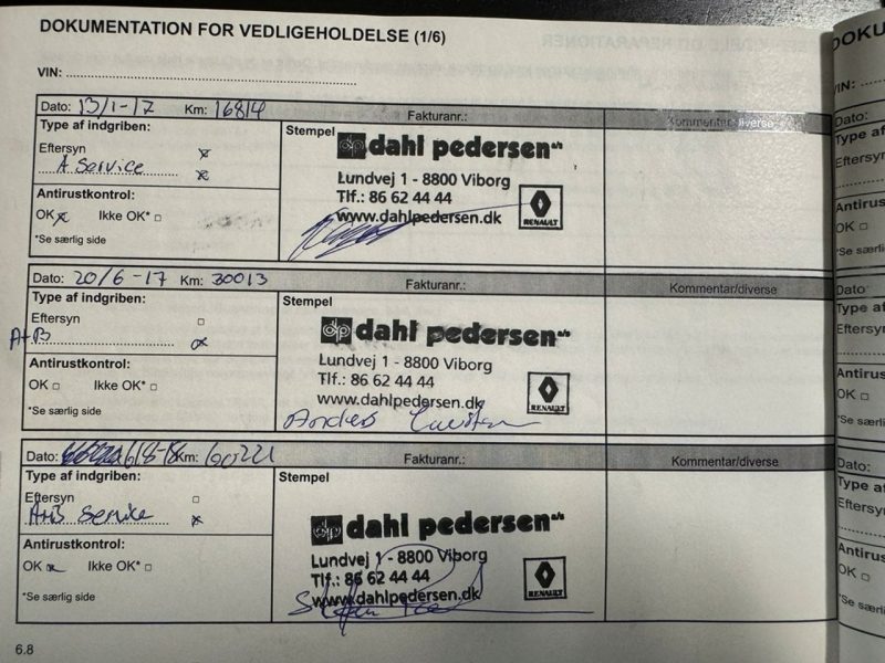 Renault Kadjar Pisemna Gwarancja 12 miesięcy I (2015-)