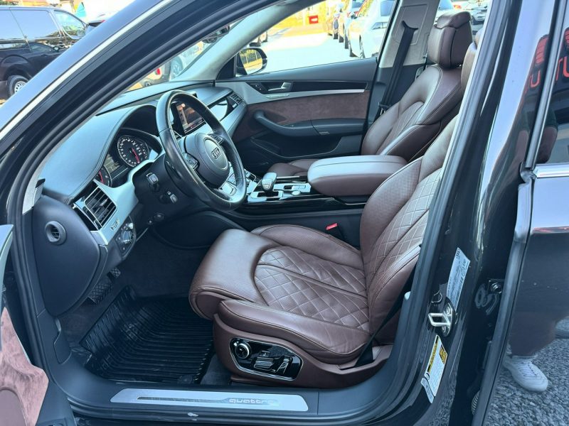 Audi A8 Alcantara, Podgrzewane wentylowane fotele, Kamera 360, Masaż, LED D4 (2010-)