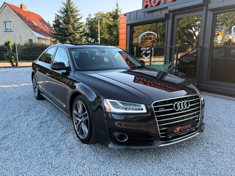 Audi A8 Alcantara, Podgrzewane wentylowane fotele, Kamera 360, Masaż, LED D4 (2010-)