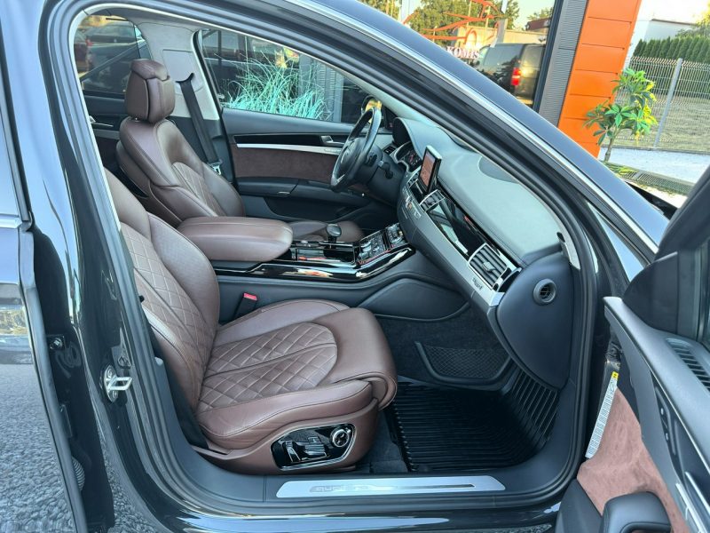 Audi A8 Alcantara, Podgrzewane wentylowane fotele, Kamera 360, Masaż, LED D4 (2010-)