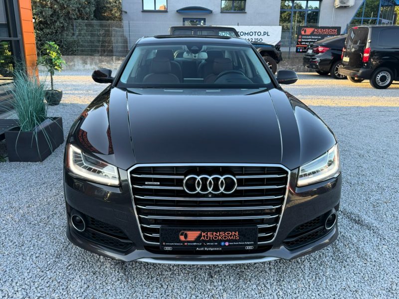 Audi A8 Alcantara, Podgrzewane wentylowane fotele, Kamera 360, Masaż, LED D4 (2010-)