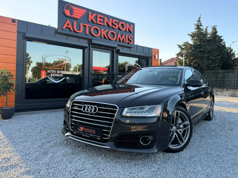Audi A8 Alcantara, Podgrzewane wentylowane fotele, Kamera 360, Masaż, LED D4 (2010-)