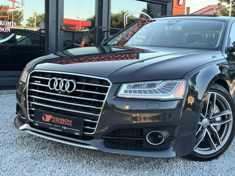 Audi A8 Alcantara, Podgrzewane wentylowane fotele, Kamera 360, Masaż, LED D4 (2010-)