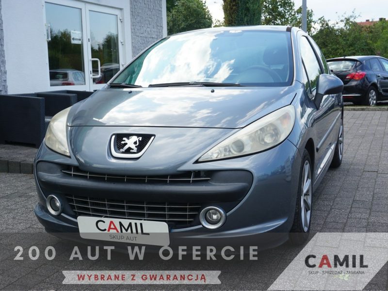 Peugeot 207 zarejestrowany, ubezpieczoiny
