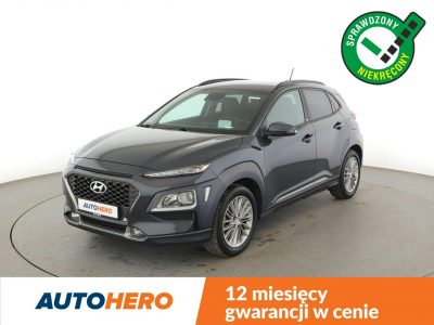 Hyundai Kona klima auto navi kamera i czujniki parkowania ACC I (2017-2023)