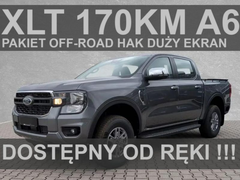 Ford Ranger XLT 170KM 4x4 Dostępny od ręki ! Niska cena! Pakiet Off-Road 1984 zł VI (2022-)