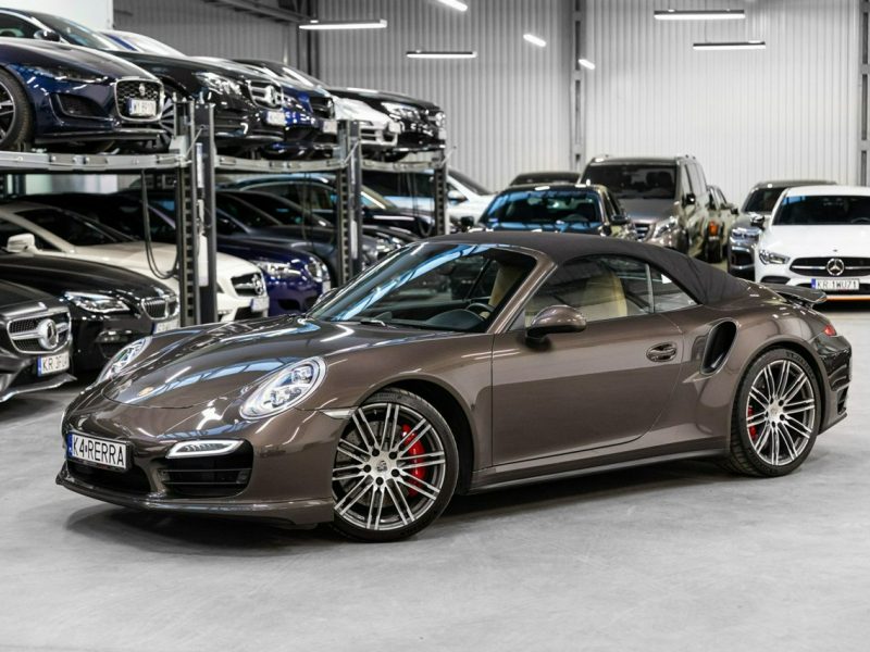 Porsche 911 Turbo Cabrio. Salon PL. Bezwypadkowy. Gwarancja Porsche Approved! 991 (2011-)