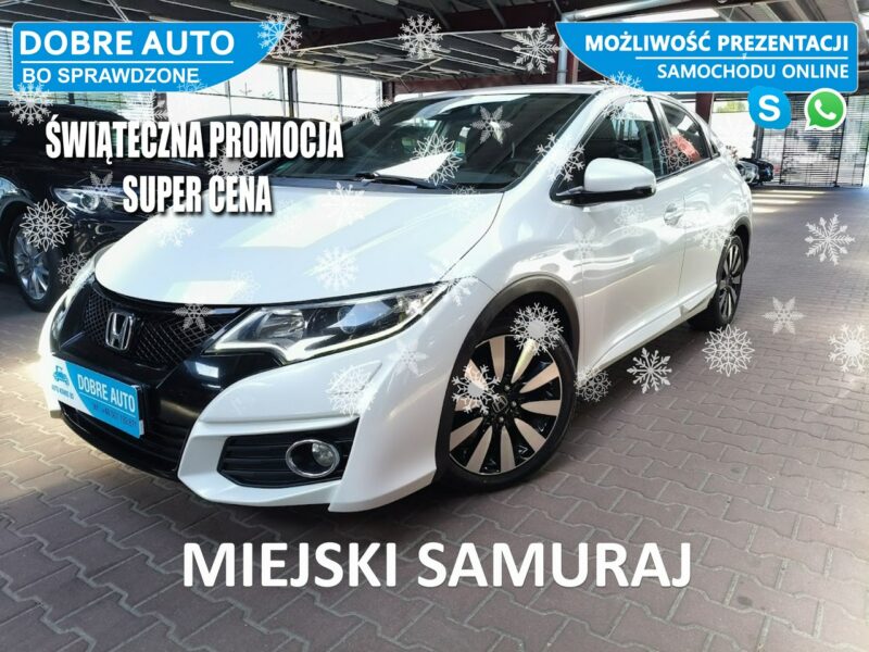 Honda Civic 1.8 142KM MartwePole, Navi,Kamera,ASyst.Pasa,Rozp. Znaków,GrzaneFotele IX (2011-)