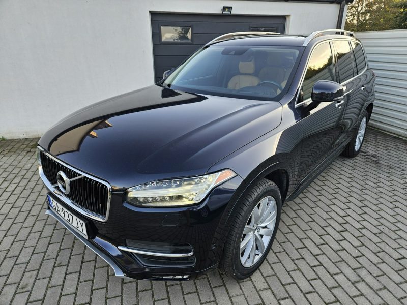 Volvo XC 90 2.0 320KM zarejestrowany BEZWYPADEK zadbany BDB STAN 7 osób LEDy II (2014-)