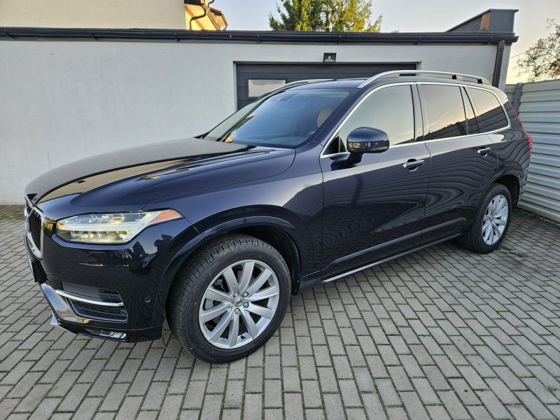 Volvo XC 90 2.0 320KM zarejestrowany BEZWYPADEK zadbany BDB STAN 7 osób LEDy II (2014-)