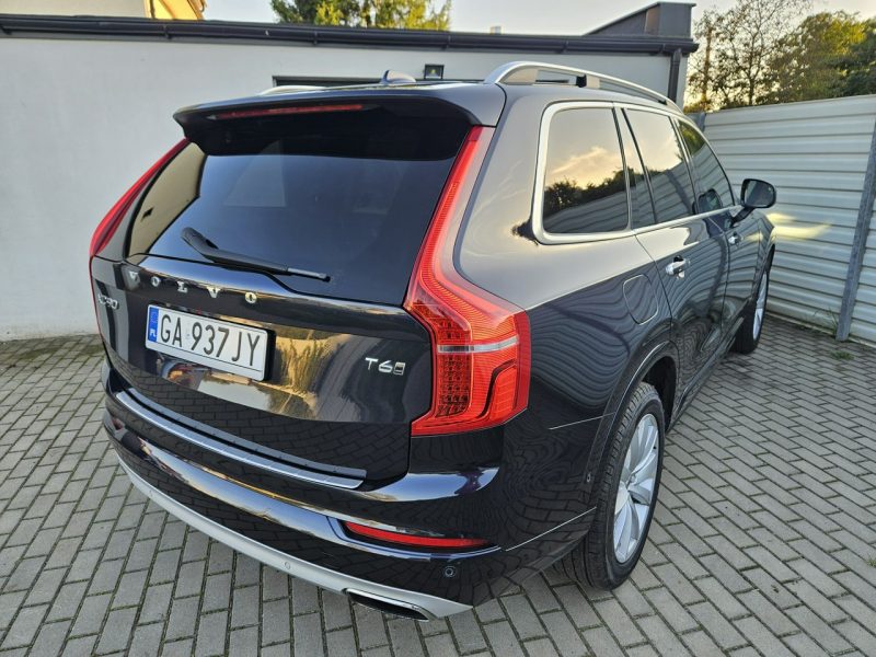 Volvo XC 90 2.0 320KM zarejestrowany BEZWYPADEK zadbany BDB STAN 7 osób LEDy II (2014-)