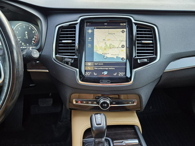 Volvo XC 90 2.0 320KM zarejestrowany BEZWYPADEK zadbany BDB STAN 7 osób LEDy II (2014-)