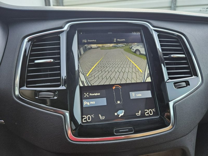 Volvo XC 90 2.0 320KM zarejestrowany BEZWYPADEK zadbany BDB STAN 7 osób LEDy II (2014-)
