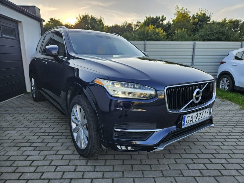 Volvo XC 90 2.0 320KM zarejestrowany BEZWYPADEK zadbany BDB STAN 7 osób LEDy II (2014-)