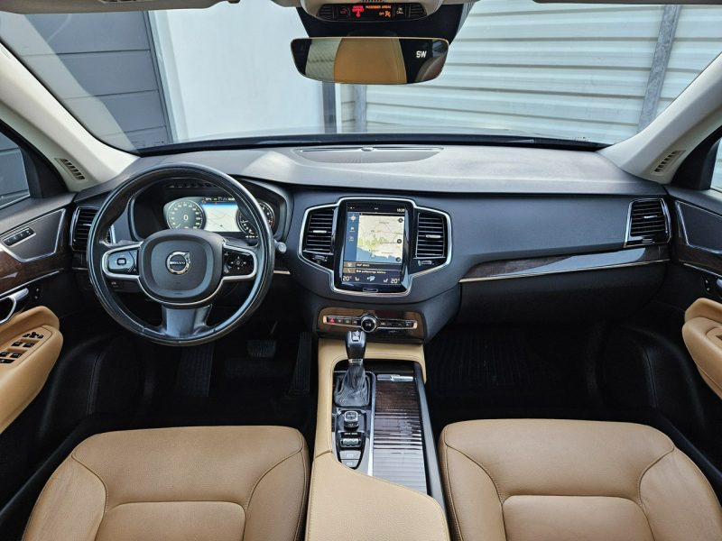 Volvo XC 90 2.0 320KM zarejestrowany BEZWYPADEK zadbany BDB STAN 7 osób LEDy II (2014-)