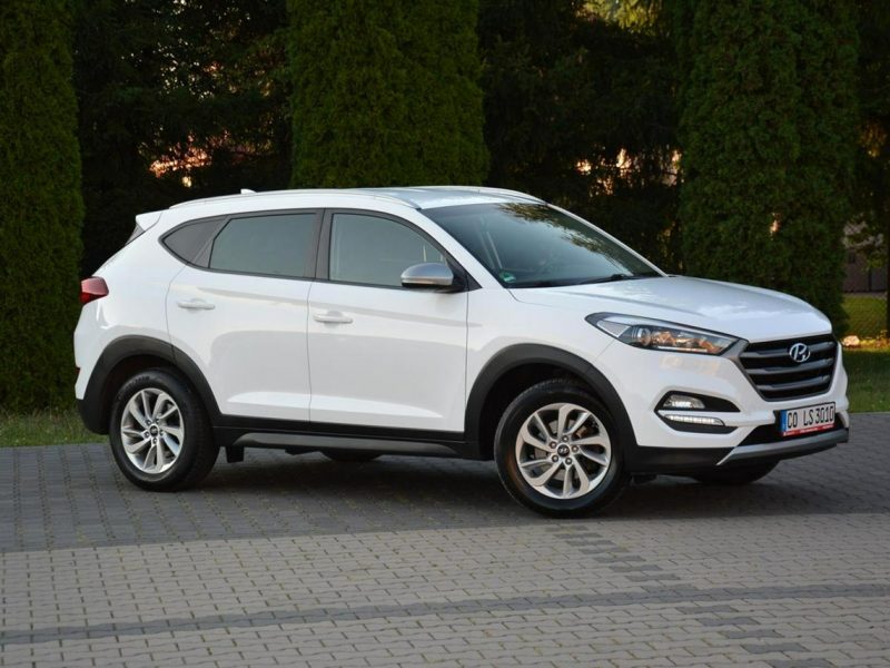 Hyundai Tucson Ledy Duża Navi Kamera Asystent Pasa Grz. Kierownica Parktronic Aso III (2015-2020)