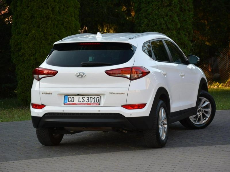 Hyundai Tucson Ledy Duża Navi Kamera Asystent Pasa Grz. Kierownica Parktronic Aso III (2015-2020)