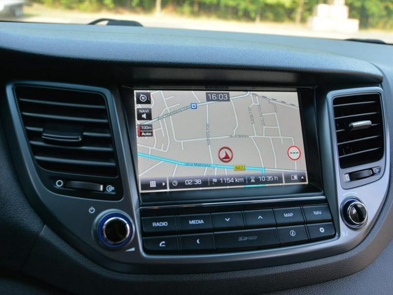 Hyundai Tucson Ledy Duża Navi Kamera Asystent Pasa Grz. Kierownica Parktronic Aso III (2015-2020)