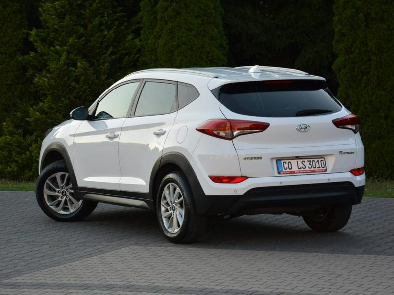 Hyundai Tucson Ledy Duża Navi Kamera Asystent Pasa Grz. Kierownica Parktronic Aso III (2015-2020)