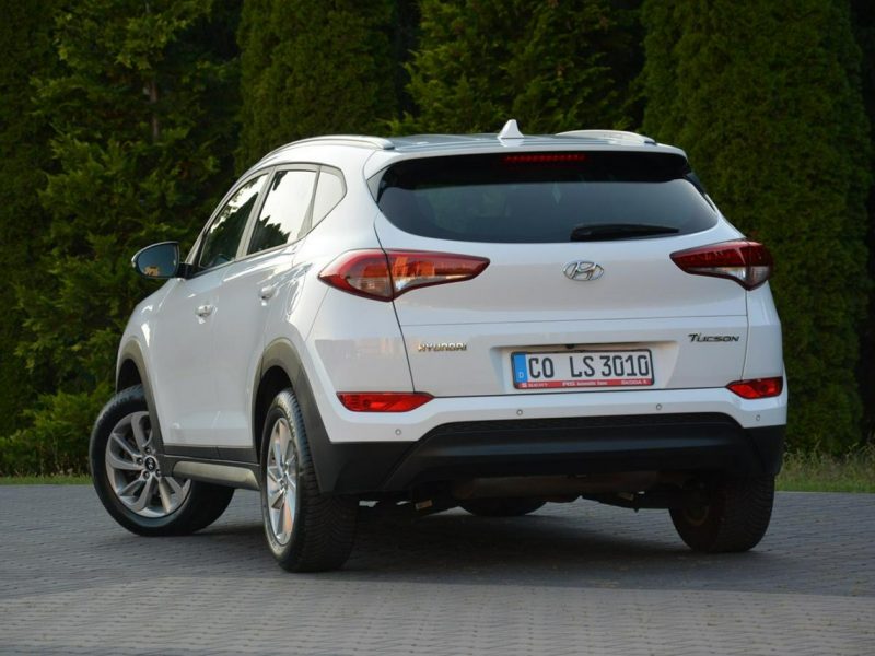 Hyundai Tucson Ledy Duża Navi Kamera Asystent Pasa Grz. Kierownica Parktronic Aso III (2015-2020)
