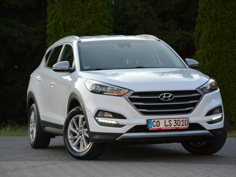 Hyundai Tucson Ledy Duża Navi Kamera Asystent Pasa Grz. Kierownica Parktronic Aso III (2015-2020)