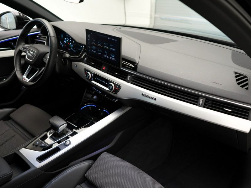 Audi A4 40 TDI Quattro S-Line Virtual LED Kamera Hak Pakiet Czerń ACC B9 (2015-)