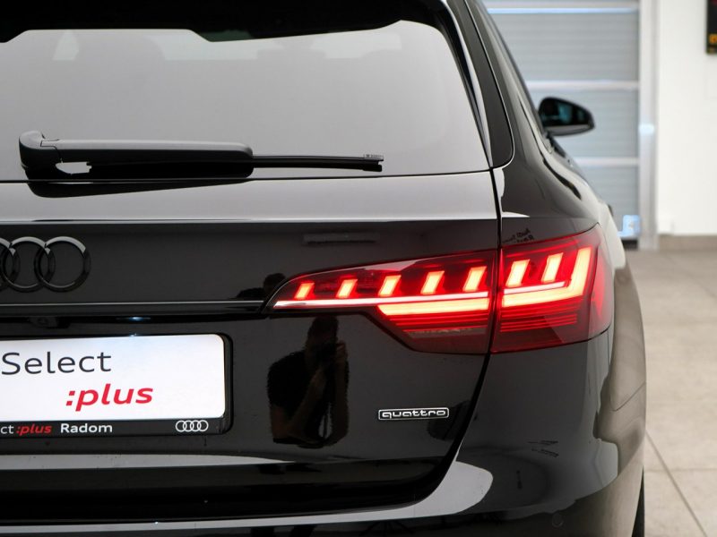 Audi A4 40 TDI Quattro S-Line Virtual LED Kamera Hak Pakiet Czerń ACC B9 (2015-)