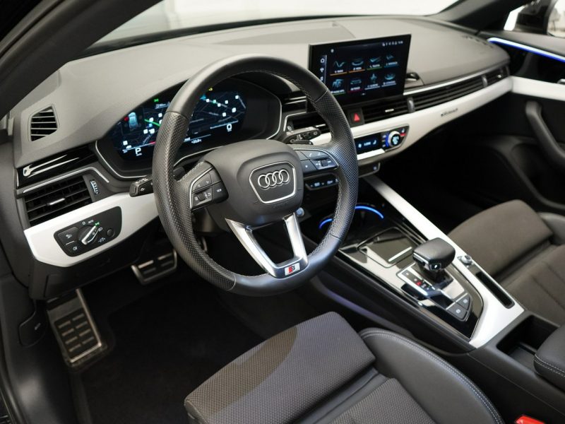 Audi A4 40 TDI Quattro S-Line Virtual LED Kamera Hak Pakiet Czerń ACC B9 (2015-)