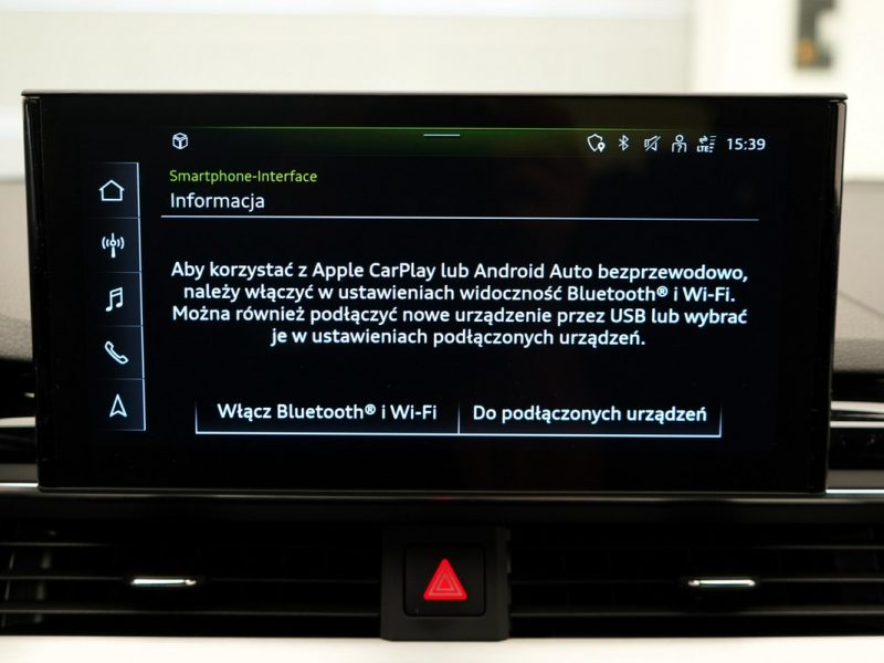 Audi A4 40 TDI Quattro S-Line Virtual LED Kamera Hak Pakiet Czerń ACC B9 (2015-)