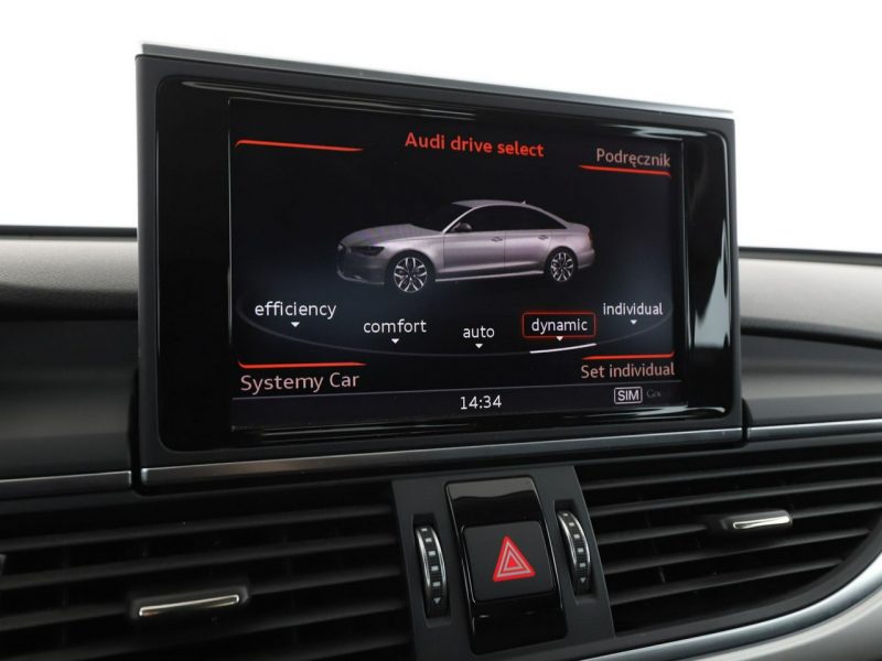 Audi A6 Automat skóra xenon navi klima auto (4 strefy) gtrzane fotele czujniki C7 (2011-)