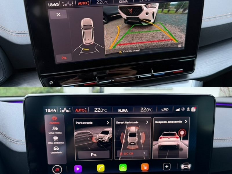 Cupra Formentor BLISY, KAMERA, NAVI SMART, OŚWIETLENIE AMBIENTE, NOWE AUTO