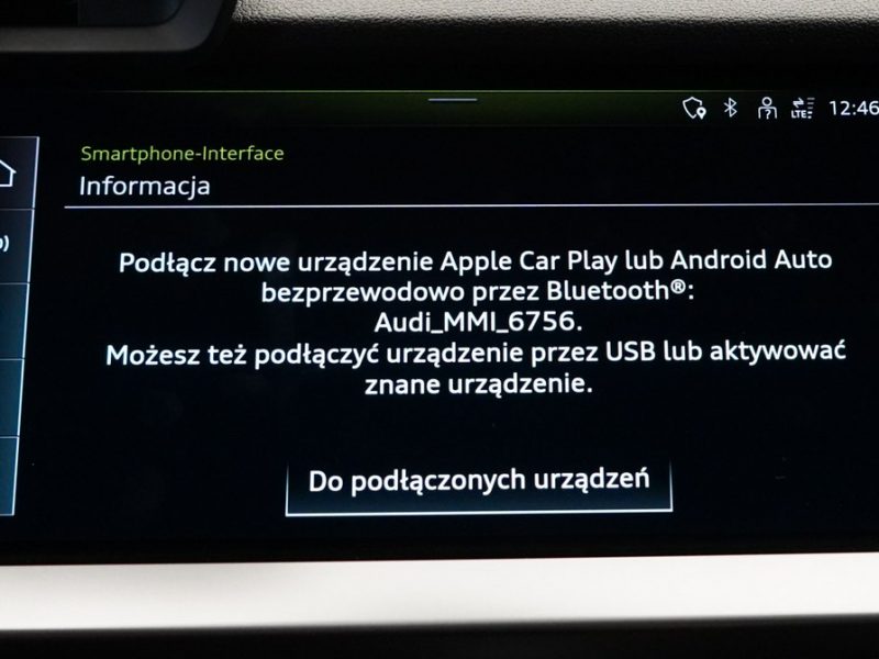 Audi A3 35TFSI 150 KM Stronic Smartphone interface Kamera Tempomat Ambiente 8Y