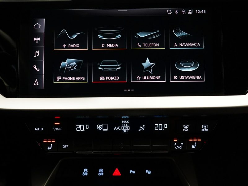 Audi A3 35TFSI 150 KM Stronic Smartphone interface Kamera Tempomat Ambiente 8Y