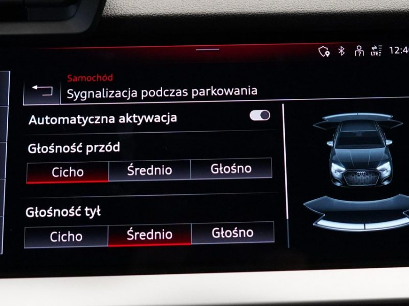 Audi A3 35TFSI 150 KM Stronic Smartphone interface Kamera Tempomat Ambiente 8Y