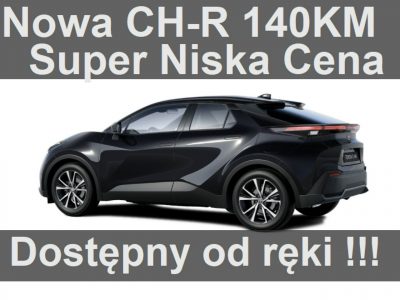 Toyota C-HR Nowa 140KM Hybryda Dostępna od ręki ! Wersja Style Niska Cena! 1509zł