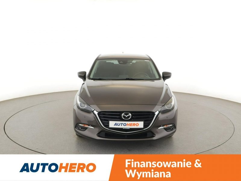 Mazda 3 klima auto tempomat kamera cofania czujniki grzane fotele nav blth III (2013-)