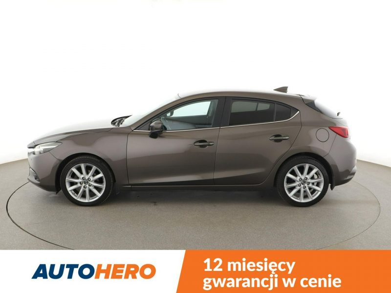 Mazda 3 klima auto tempomat kamera cofania czujniki grzane fotele nav blth III (2013-)
