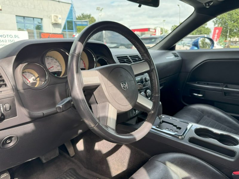 Dodge Challenger Skórzana tapicerka, Podgrzewane fotele, Zadbany, Zarejestrowany w PL III (2008-)