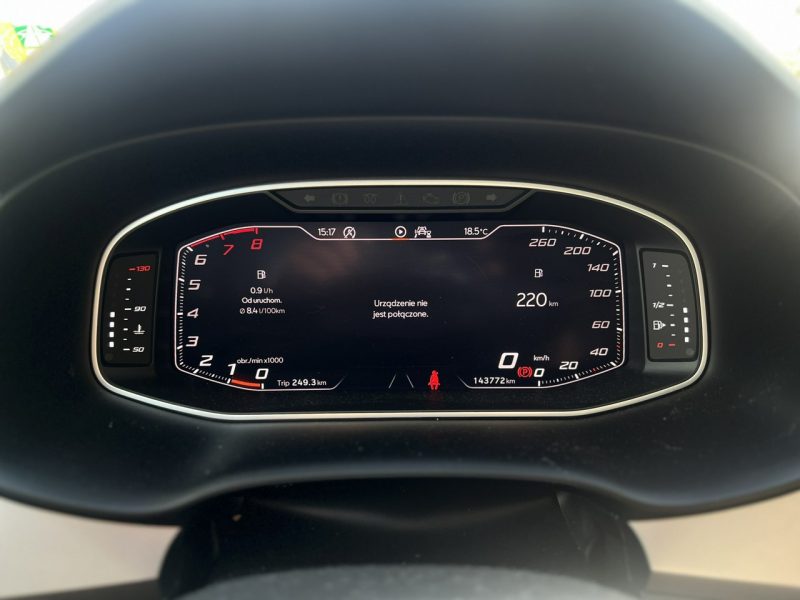 Seat Ateca Salon Polska Poleasingowy I właściciel Serwis ASO VAT 23% Bezwypadkowy