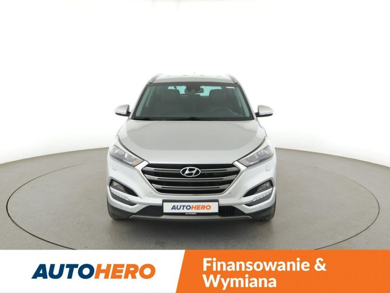 Hyundai Tucson 4x4 automat full LED skóra navi klima auto kamera i czujniki park III (2015-2020)