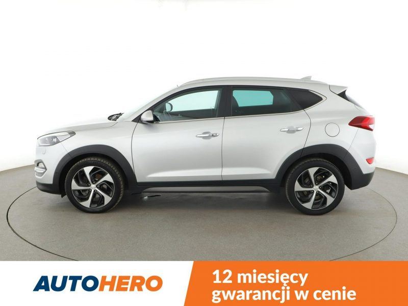 Hyundai Tucson 4x4 automat full LED skóra navi klima auto kamera i czujniki park III (2015-2020)