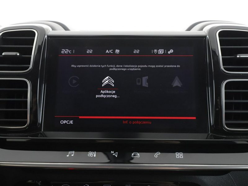 Citroen C5 Aircross 1.2 Benzyna FEEL Klimatronik Tempomat Nawigacja ParkAssist Kamera LED