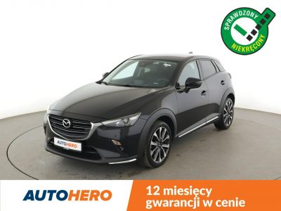 Mazda CX-3 navi półskóra klima auto kamera i czujniki parkowania grzane fotele